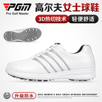 PGMs Golf Shoes Ladies Super Slim Leather Anti Side Slide Shoes Nails Sneakers Waterproof Golf Shoes Subsuper Light