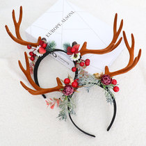 Christmas headdress hair hoop hair accessories decoration children adult Forest line antler head buckle creative dress props supplies