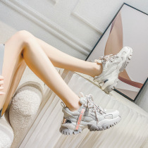 Gulvdinel heart of the beautiful leg length~Dad Xie female 2021 new soft bottom good to wear not tired feet