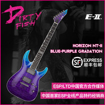 (Dirty FISH Musical instrument)Nissan ESP E-II HORIZON NT-II gradient color handmade electric guitar