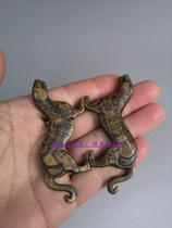Folklore Ancient Bronze Ancient Soldier Metabolic Fabric Fashion Accessories Collection Solid Pure Bronze Old Bronze