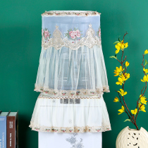 High-grade water dispenser two-piece bucket bucket universal dust cover Korean version pastoral lace modern simple