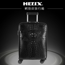 Golf clothes bag HELIX heix HI B1023 tug travel case telescopic trolley crocodile skin