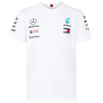2018 new F1 race car suit AMG Fleet round-collar T-shirt short sleeve shirt car fans Remembrance clothes Cardiner