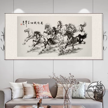 徐悲鸿八骏图挂画-徐悲鸿八骏图挂画促销价格、徐悲鸿八骏图挂画品牌- 淘宝