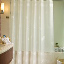 Waterproof thickened insulated bathroom set non-perforated toilet bath partition door curtain curtain curtain shower cloth