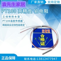 High precision platinum resistance three-wire pt100 temperature probe 4*30*500 thermocouple