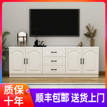 Living room TV cabinet Coffee table combination Modern simple bedroom TV cabinet Nordic small apartment furniture storage set