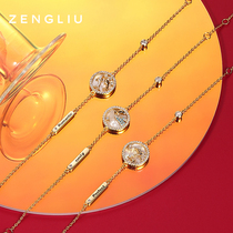 ZEGL twelve constellation couple bracelet female 925 sterling silver ins niche design handpieces for girlfriend birthday gift