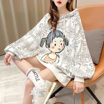 Pregnant women autumn vests women spring and autumn blouse loose long long sleeve autumn fashion large size coat autumn and winter
