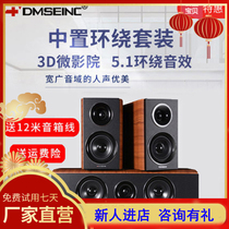 DMSEINC 5 1 Home theater 3D stereo center surround sound Home living room passive speaker Wall mounted