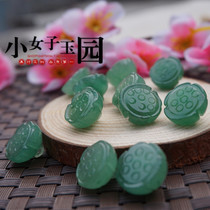 Tanglin jade shower buckle diy handmade material Buddha beads bracelet small pendant shower accessories