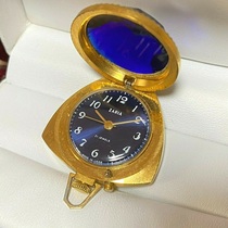 Lonely goods former Soviet antique mechanical watch old light luxury niche gilded royal blue pendant pocket watch women