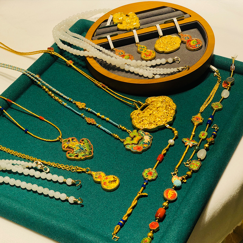 INK jewelry live ultra-linked 瑯 gold series non-瑯 gold 錬 necklace pendant