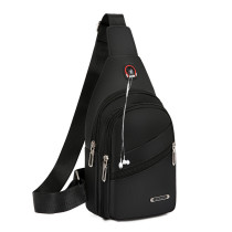 Chest Bag Male Tide Single Shoulder Bag Casual Sports Mens Bag Diagonal Satchel Waterproof Oxford Cloth Small Backpack Student Korean Version