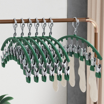 Canon hand Stainless Steel Hanger Multi Clip Socks Clips Cool Socks Rack Drying Hooks Home Multifunction Dry Clotheson