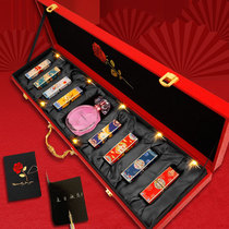  Forbidden City Tanabata lipstick perfume combination set Valentines Day gift makeup full set box Lip glaze gift National style gift box