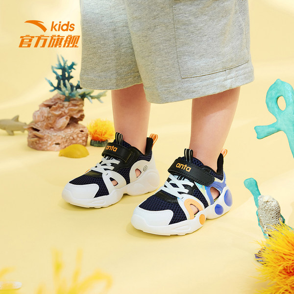 Детские летние дышащие нескользящие сандалии, пляжная обувь для мальчиков, детская удобная обувь, туфли