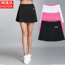  Sports skirt womens short skirt pleated skirt tennis yoga thin fake two-piece all-match breathable quick-drying quick-drying culottes