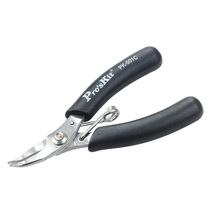 Original Taiwan Baogong 1PK-501C pointed curved mouth pliers electronic pliers Stainless steel palm toothless curved mouth pliers