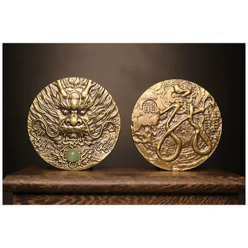 1996年生肖龙纪念章-1996年生肖龙纪念章促销价格、1996年生肖龙纪念章