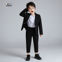 Boy casual suit spring and autumn suit handsome children little boy suit spring and summer mens treasure small dress three pieces