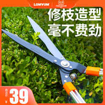 Gardening scissors household lawn mowing flowers and grass scissors pruning branches hedge scissors tools coarse branches garden large scissors strong