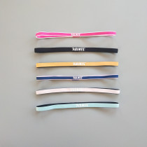 Non-slip sports hair band womens antiperspirant belt Running thin belt Fitness yoga sweat belt Sweat-absorbing headband