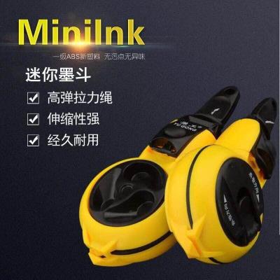 墨斗30米线木工自动划线器手摇木斗线塑料弹线墨线棉线画线器工 