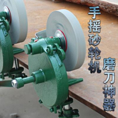 Net red hand grinding machine sand Machine Manual sharpener with grinding wheel kitchen knife Pig knife grinding stone