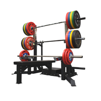 VULCAN VULCAN Professional squat bench press weightlifting bed Power weightlifting bed bench press rack Hook adjustable bench press rack