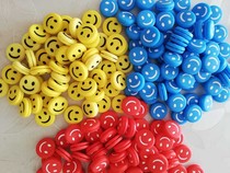 Classic fun Wall tennis racket shock absorber yellow red blue smiley face shock absorber silicone