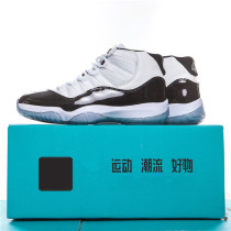jax aj11 Kang dunk shoes Joe 11 mens shoes blue snake low-top sports black and white starry female legend blue high-top