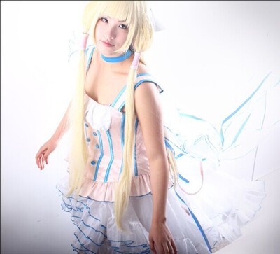 taobao agent Arctic COSPLAY clothing rental computer -shaped computer angel wedding migrant maid powder blue, red purple black and white small