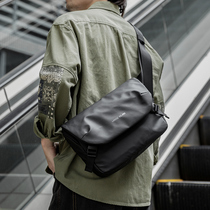 Hong Kong I Tgreg Casual Mens Diagonal Satchel Multifunction Pitpack Single Shoulder Bag Riding Postman Satchel Bag Man Bag