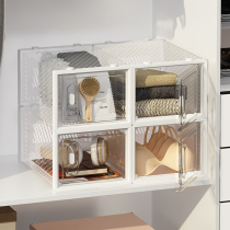 Lingerie containing box bra socks theorizer Home containing box Superimposed Storage Box Lingerie Finishing Boxes Transparent