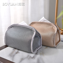 Poyuan simple modern high-grade paper box living room household tissue cover cloth art car extraction tissue bag