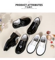 Boy leather shoes 2019 Korean version of performance spring and summer childrens performance soft bottom cowhide British style single shoes tide