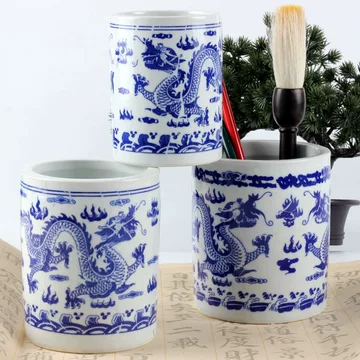 青花瓷笔筒景德镇-青花瓷笔筒景德镇促销价格、青花瓷笔筒景德镇品牌- 淘宝
