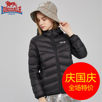 LONSDALE Dragon Lion Dell autumn and winter outdoor light down jacket womens sports fashion hooded light warm coat