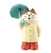 Genuine decole with umbrella cat Taiwan direct mail guarantee
