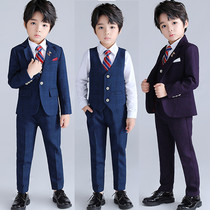 Childrens suits boys small suits autumn and winter British flower boys show dresses fashion fashion