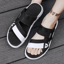 Sandal men 2022 Summer new beach outside wearing non-slip and deodorant cool towing driving sport dual-use Vietnamese slippers