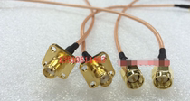 RF SMA-J SMA-KF coaxial 50 ohm silver plated AP line High frequency SMA male to female flange 50 ohm feeder