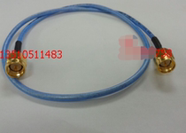 Imported RG405 semi-soft SMA-JJ RF test line semi-soft blue SMA male-to-male microwave high frequency RF jumper