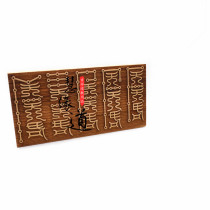 Taoist supplies peach wood seal five-Tiang Printing Board token method printing Peach Wood five-dirty symbol