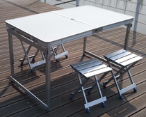 2018 Advanced thickened folding table Outdoor folding table Exhibition table Folding table Aluminum alloy table Stall table Barbecue table