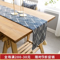 Modern simple table flag coffee table table fabric decoration Middle long rectangular TV cabinet shoe cabinet cover cloth Nordic