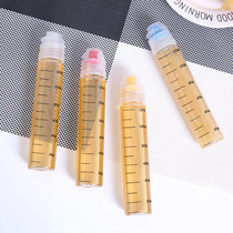 Honey special bottle food grade plastic cans with sharp mouth extrusion portable mini empty bottle press type sealed tank