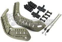 MICH 2000 Tactical helmet ACH ARC Helmet Side rail seat Two sides Module Tactical torch Rail Group FG